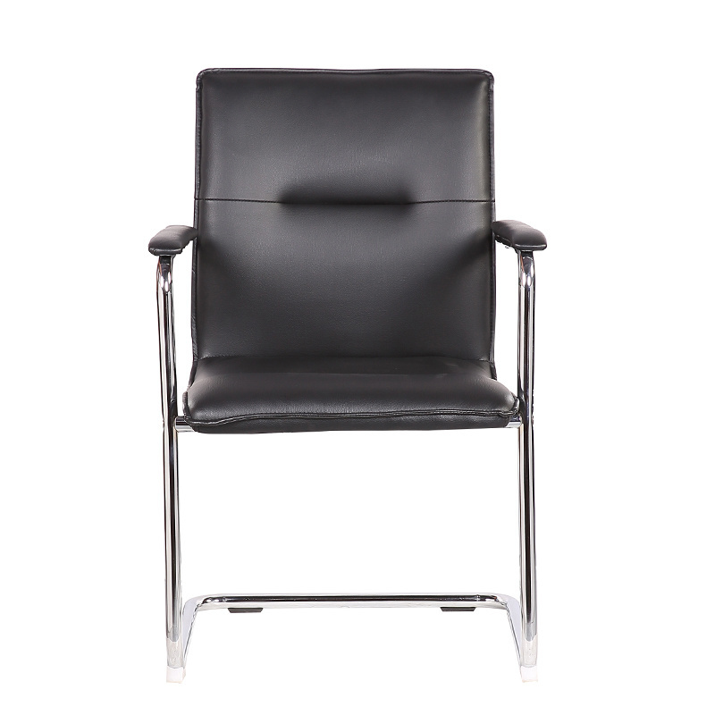 Modern leather metal base office meeting room executive conference chair