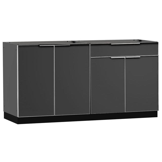 stainless steel durable use outdoor kitchen cabinet