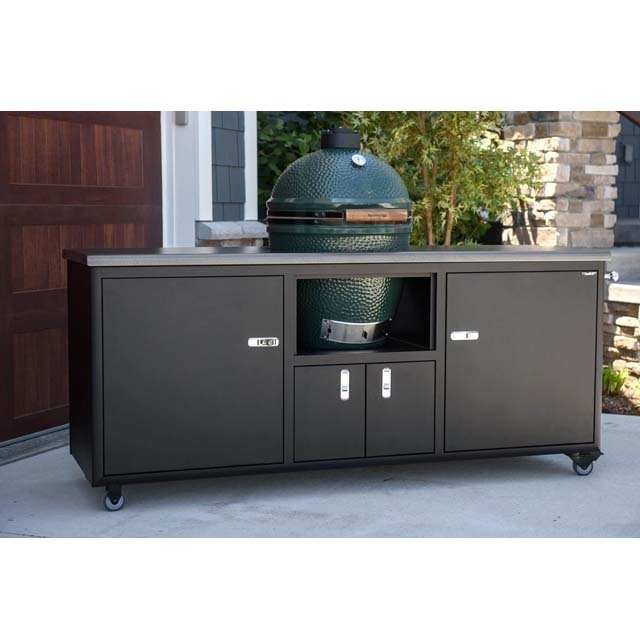 Fashionable outdoor kitchen with stainless steel BBQ cabinet aluminum kitchen cabinet