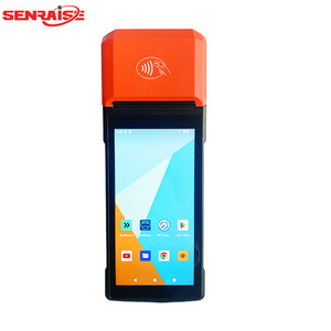 Android Mobile Handheld Touch Screen Pos System NFC Car Park Ticketing Management Pos With Software Built In Printer For Sale