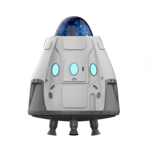 Space capsule star projection light galaxy atmosphere night light laser projection astronaut star light