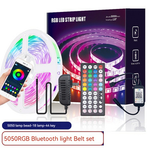 Smart music sound control cell phone bluetooth app control led strip light 5050rgb decorative light strip