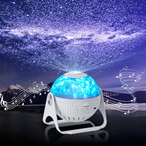 Gypsophila LED HD Galaxy Star Projection Light BT Music Night Light usb Atmosphere Light