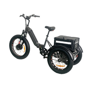 NEW DESIGN electric trike fat tire 3 wheel Electric Tricycle three wheels adult cargo electric bike