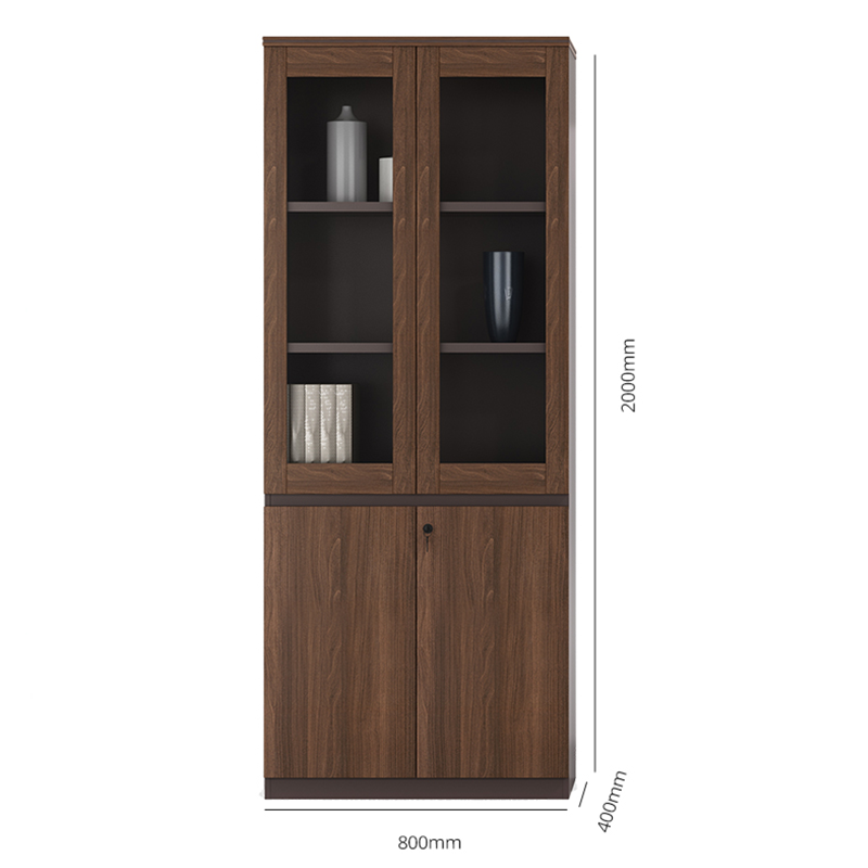 Office Workstation Wood File Cabinets Large Space Storage High Tall Wood Cabinet Splicing Design Office Wooden Cabinet