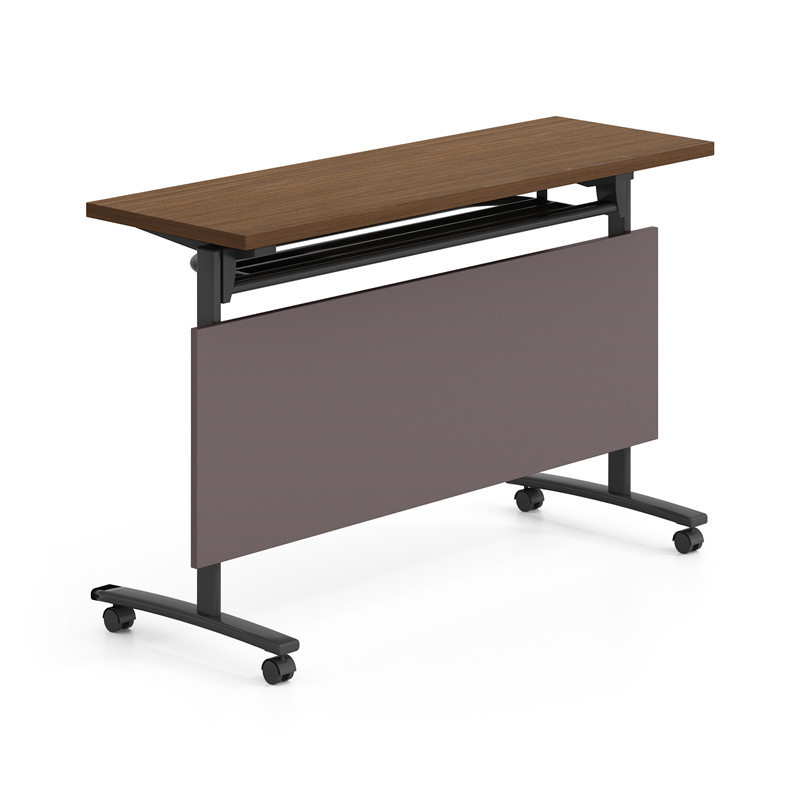 Movable Desk With Casters Modesty Panel Training Table With Wheels Office Furniture E1 Mfc Board Training Table