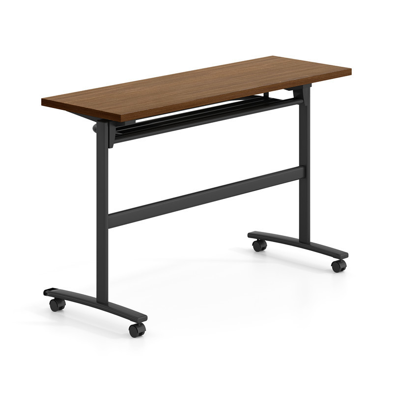 Movable Desk With Casters Modesty Panel Training Table With Wheels Office Furniture E1 Mfc Board Training Table