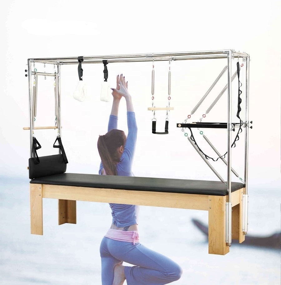 Yoga exercise set fitness equipment pilates reformers cadillac trapeze table