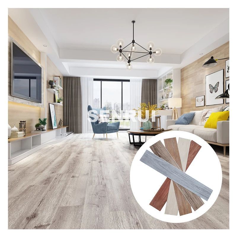 Waterproof lvt pvc floor tiles rigid core luxury vinyl plank floor click lock spc flooring high quality for sale