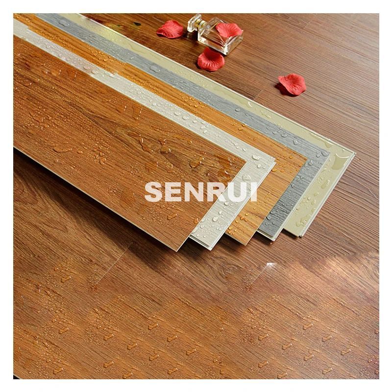 Waterproof Luxury Vinyl Plank Flooring Pvc Wood Floor Peel And Stick Vinyl Floor Tiles