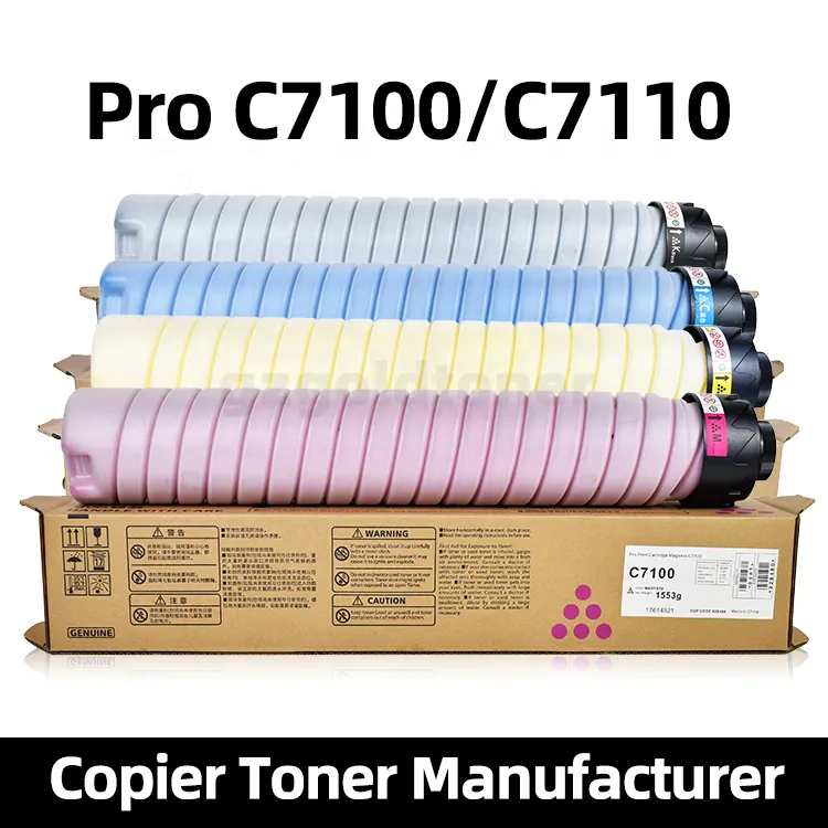 Sensation Compatible Pro C7100 Original Quality Toner Cartridges For Ricoh Pro C7100 C7110 Color Copier Machine