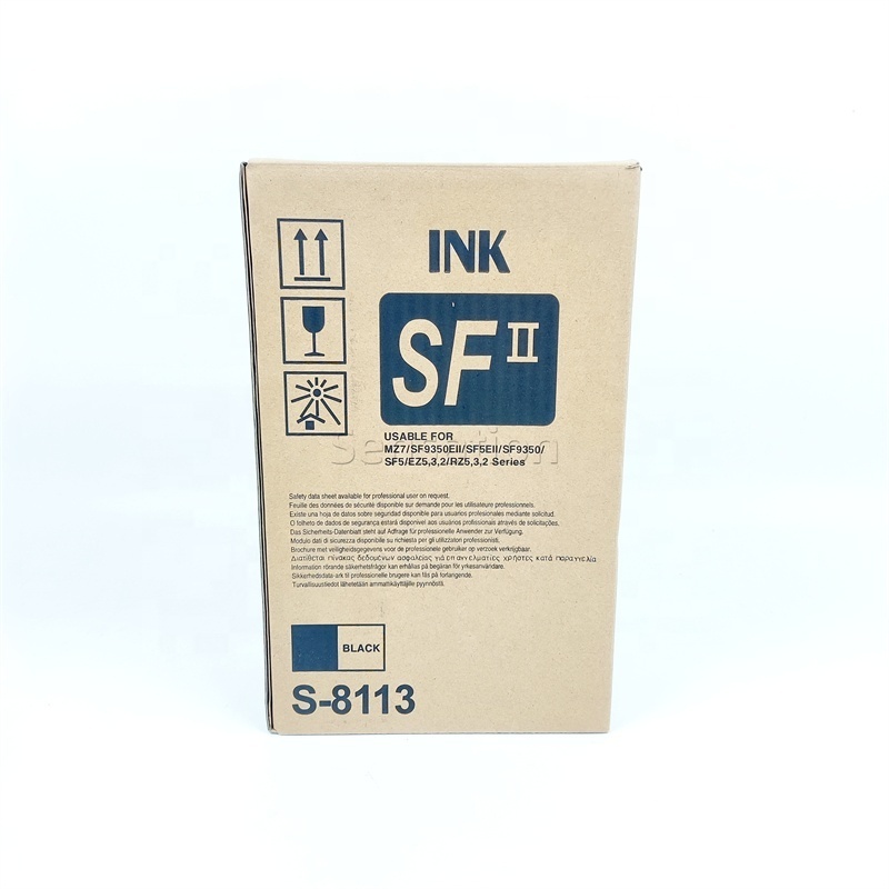 Compatible F II Copyprinter Ink For RISOs RISOGRAPHs SF 5030 5050 5230 5330 5350 9350 Digital Duplicator Ink S-8113