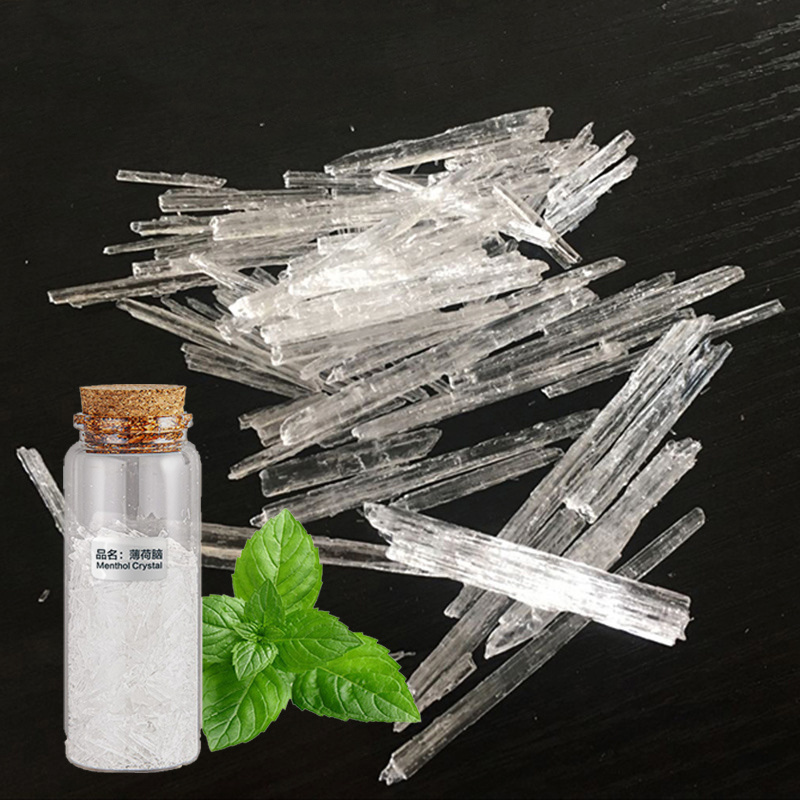 Flavor Food Grade for Food Additives Such as Mint Toothpaste Menthol Crystal Natural Factory Wholesale Pure Plant Extract CN;JIN