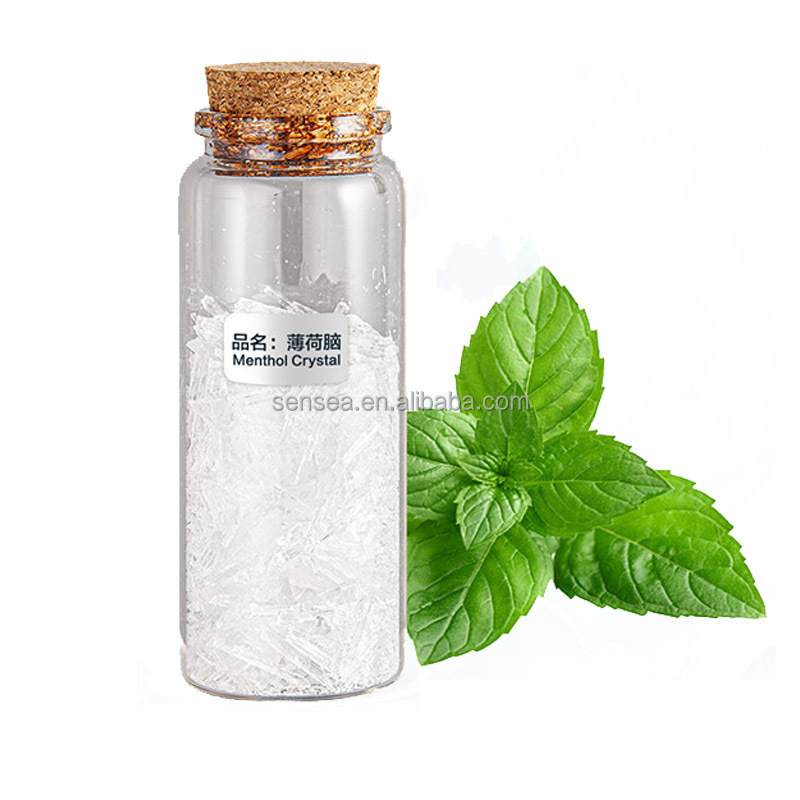 Flavor Food Grade for Food Additives Such as Mint Toothpaste Menthol Crystal Natural Factory Wholesale Pure Plant Extract CN;JIN