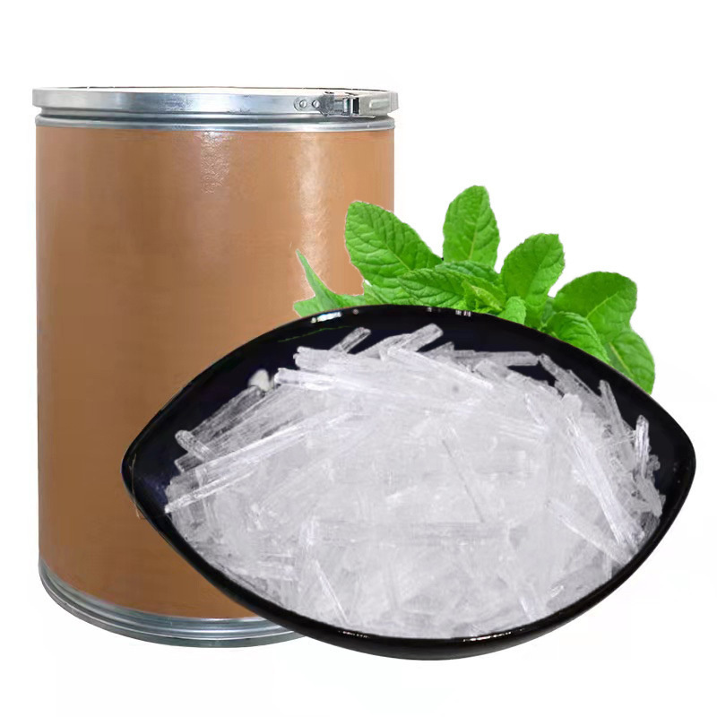 Flavor Food Grade for Food Additives Such as Mint Toothpaste Menthol Crystal Natural Factory Wholesale Pure Plant Extract CN;JIN