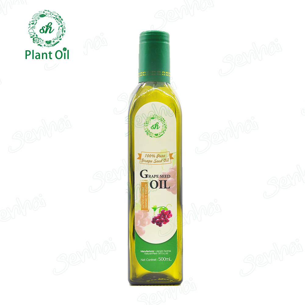 Cold Pressed High Quality Organic Edible Grape Seed Oil Cooking Oil Best Price