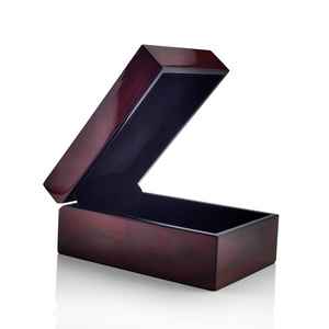 Luxury solid wood lacquer paint small wooden boxes wholesale wooden gift box perfume storage box container