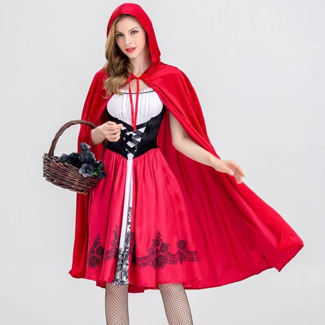 Halloween Cosplay Costume for Little Red Riding Hood