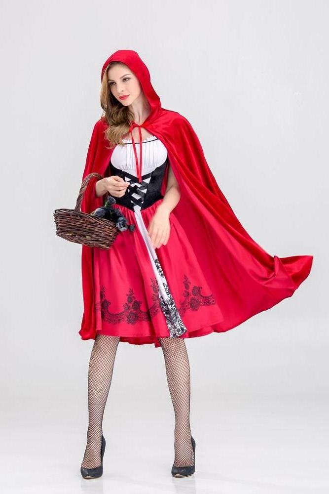 Halloween Cosplay Costume for Little Red Riding Hood