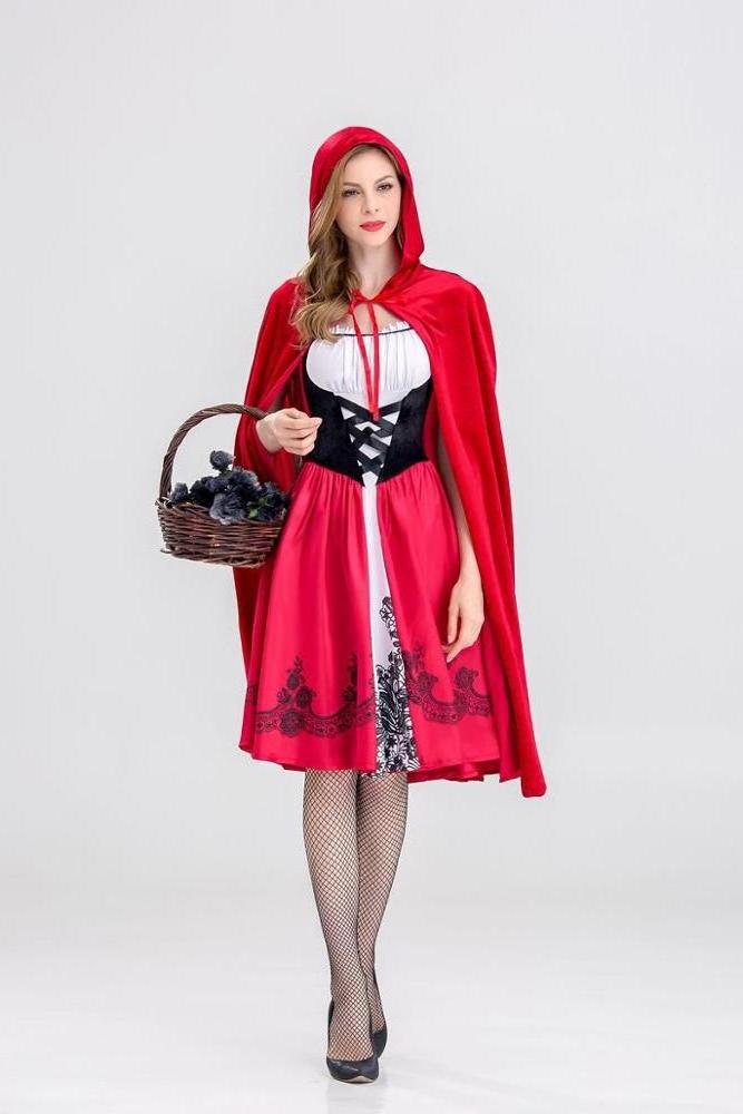 Halloween Cosplay Costume for Little Red Riding Hood