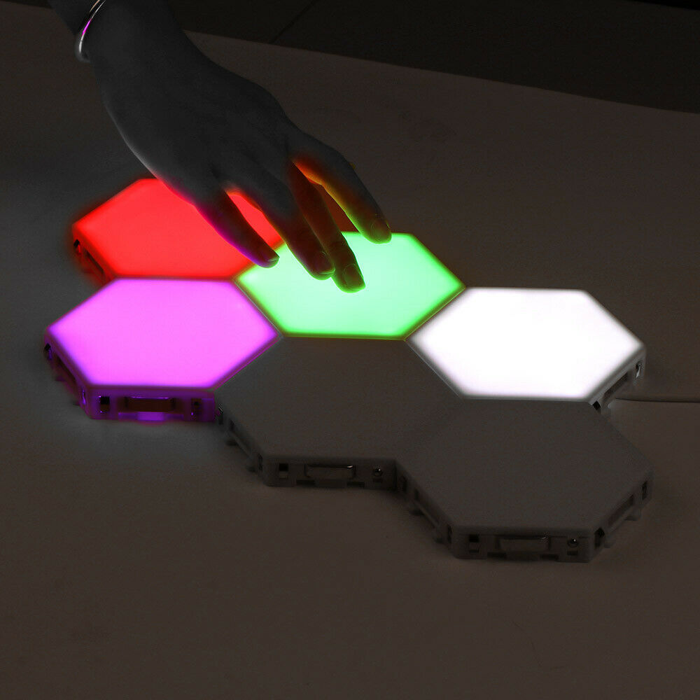 Senseled best Hexagon Touch Light Panels in 2021 RGB led night light Modular Touch