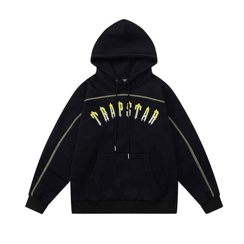 Trapstar Men's New Tracksuit Set Casual Hooded Pullover Hoodies & Sportswear Pants Cotton Hip Hop Streetwear Fashion