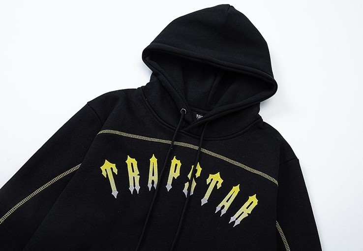 Trapstar Men's New Tracksuit Set Casual Hooded Pullover Hoodies & Sportswear Pants Cotton Hip Hop Streetwear Fashion