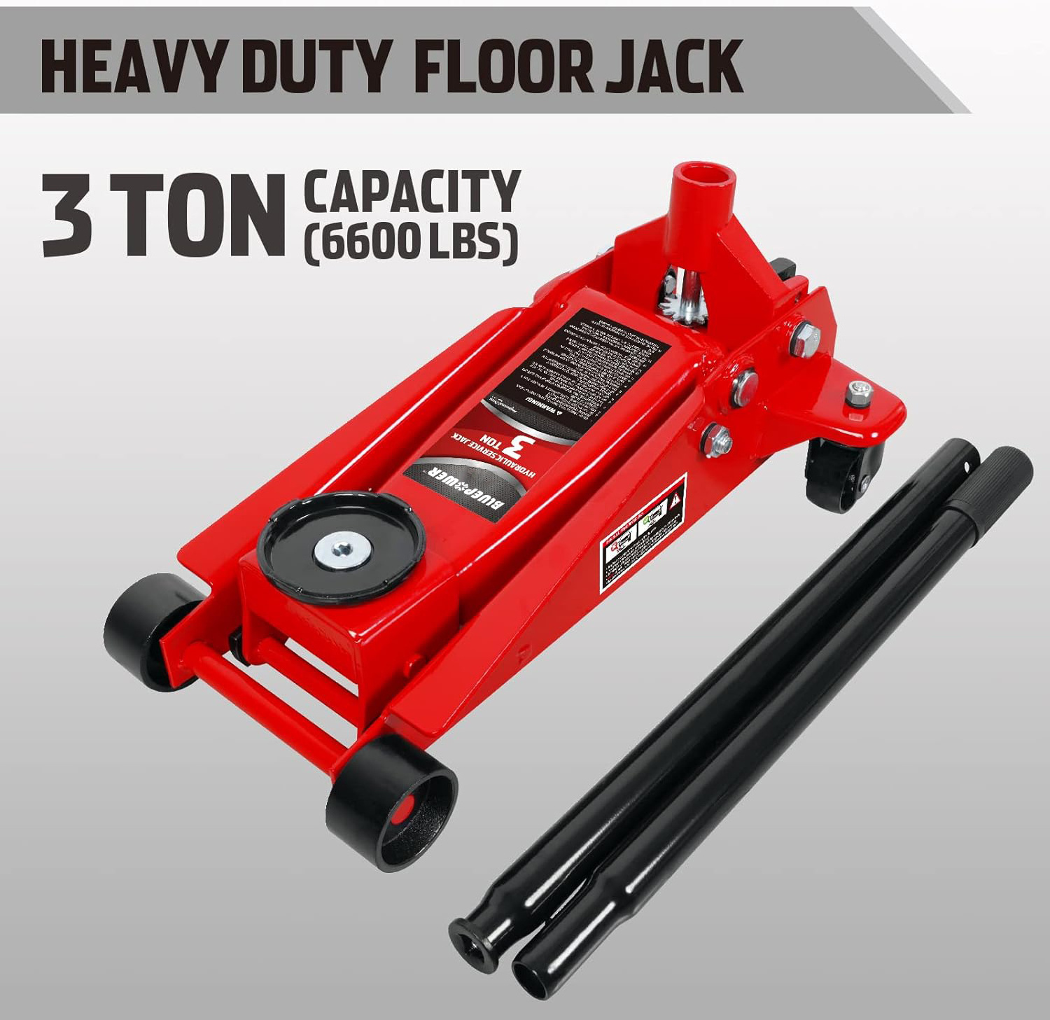 Portable Heavy Duty Hydraulic Manual Auto repair tools good quality  3Ton Capacity car Fast Lift Service floor jack