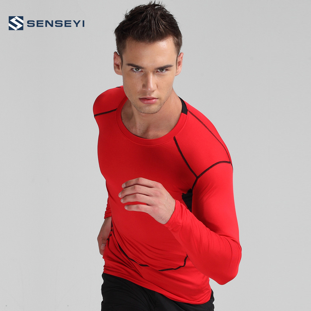 Gym Clothes Workout Shirts for Men, Football Training Tops