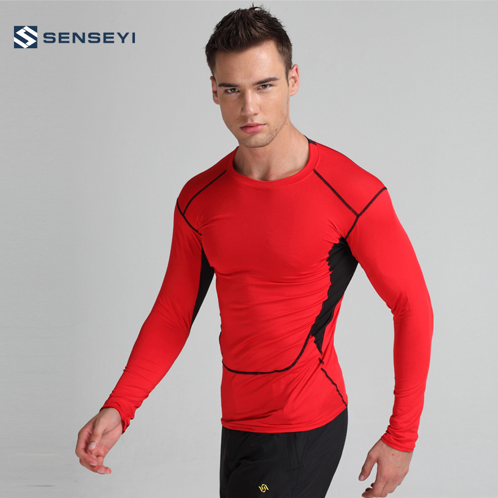 Gym Clothes Workout Shirts for Men, Football Training Tops