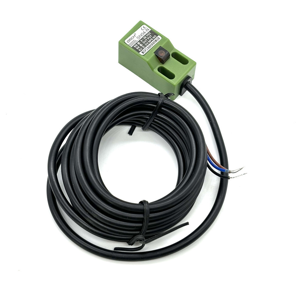 DC 6V-36V 3 Wires NPN NO Normal Open 4mm M4 Inductive Proximity Switch  SN04-N Detection Distance Auto Leveling Position Sensor