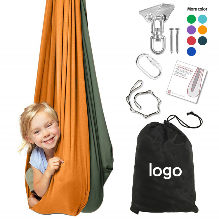 Anxiety Autism Therapy Swing Kit Indoor Elastic Sensory Swing for Kid Autism Sensory Integration Special Needs