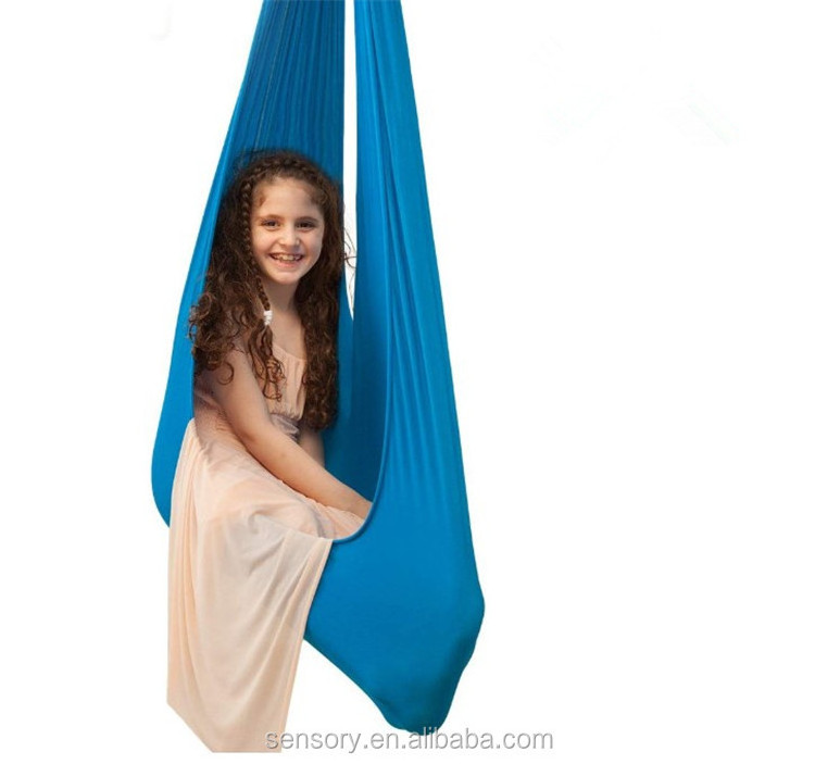 Elastic Moetry Trending Kids Hanging Autism  Training Children Sensory Hammock Therapy Aerial Yoga Swing To Relief For Kids