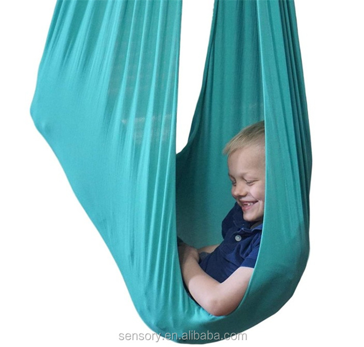 Elastic Moetry Trending Kids Hanging Autism  Training Children Sensory Hammock Therapy Aerial Yoga Swing To Relief For Kids