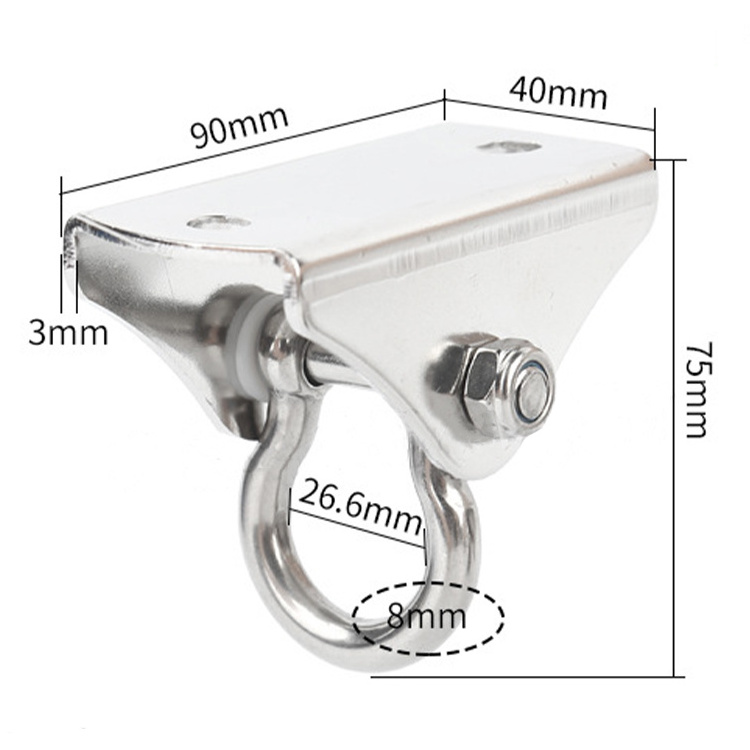 Indoor Outdoor Heavy Duty Swing Hangers Stainless Steel Suspension Hooks For Hammock Chair Heavy Bag