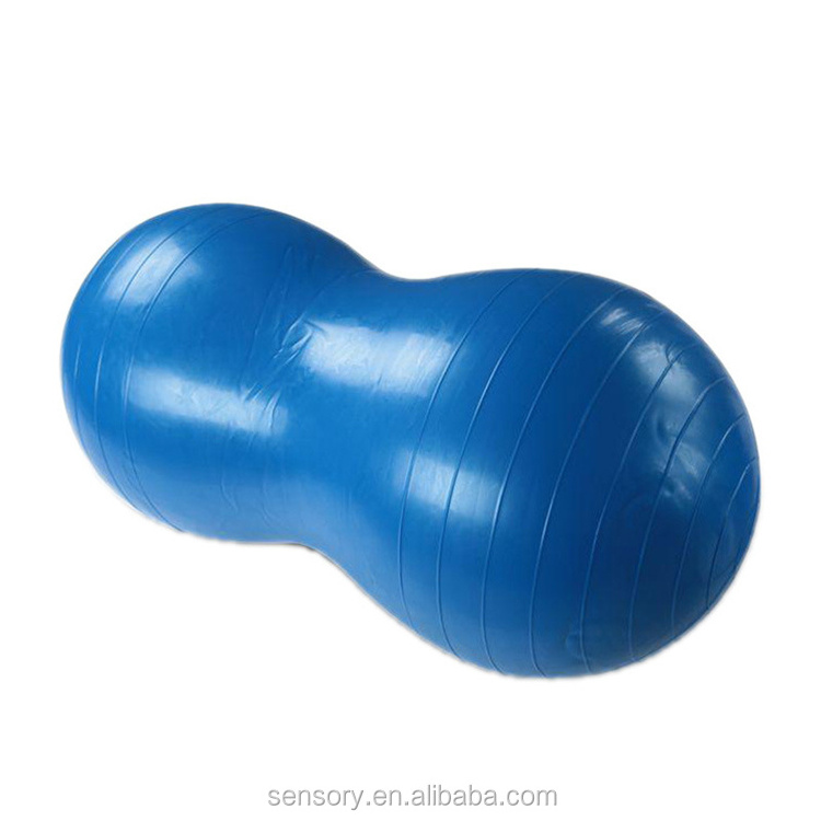 Autism Treatment Exercise 60cm/75cm Rubber Peanut Yoga Ball For Sensory kids