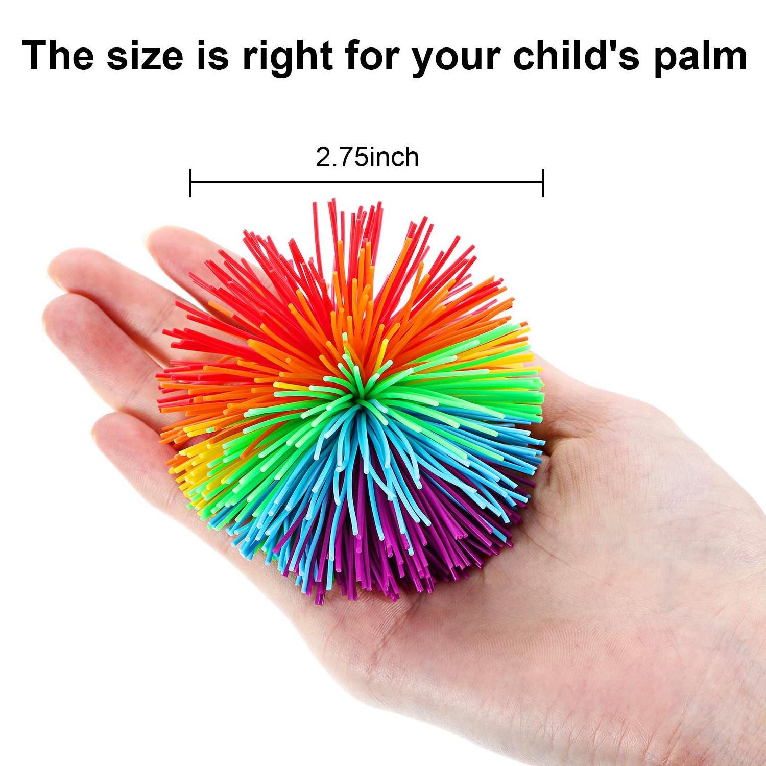 Hot Selling Silicone Fluffy Juggling Bouncing Koosh Monkey Stringy Balls