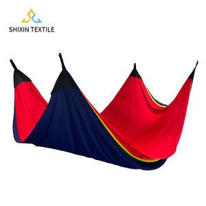 Decompression Easily Folding Ground Stand Therapy Eco Friendly sensory Rainbow Lycra Hammock For Autism Adults Relax