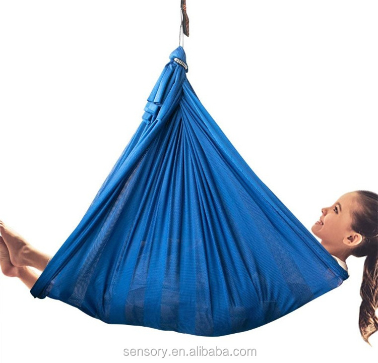 Custom Blue Double Layer Print Pod Hammock Therapy Sensory Integration Hammock For Kids Adult Teens Amazon