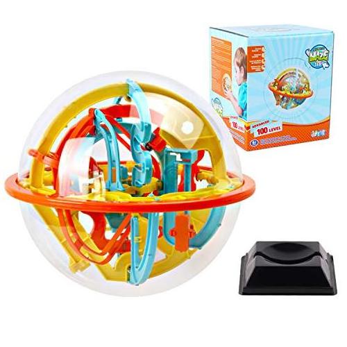 Children's Magic Space Ball Maze Children's Intelligence Balance Training Toy Classic Educational Toy Obstacle 3D Maze Ball