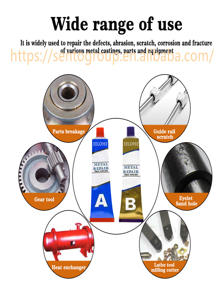 A&B Repair Paste Glue Home Casting Agent Cast Iron Stomatal Crackle Repair Adhesive Gel Industrial Heat Cold Weld Metal Glue