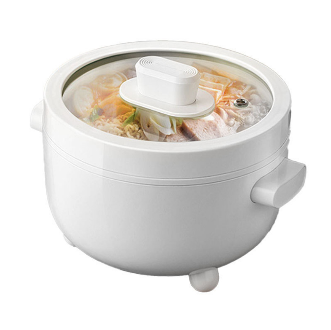 700W Non Stick Liner Hot Pot Cooking and Frying Integrated Pot 2L Household Multi-Function Large-Capacity Electric Rice Cooker