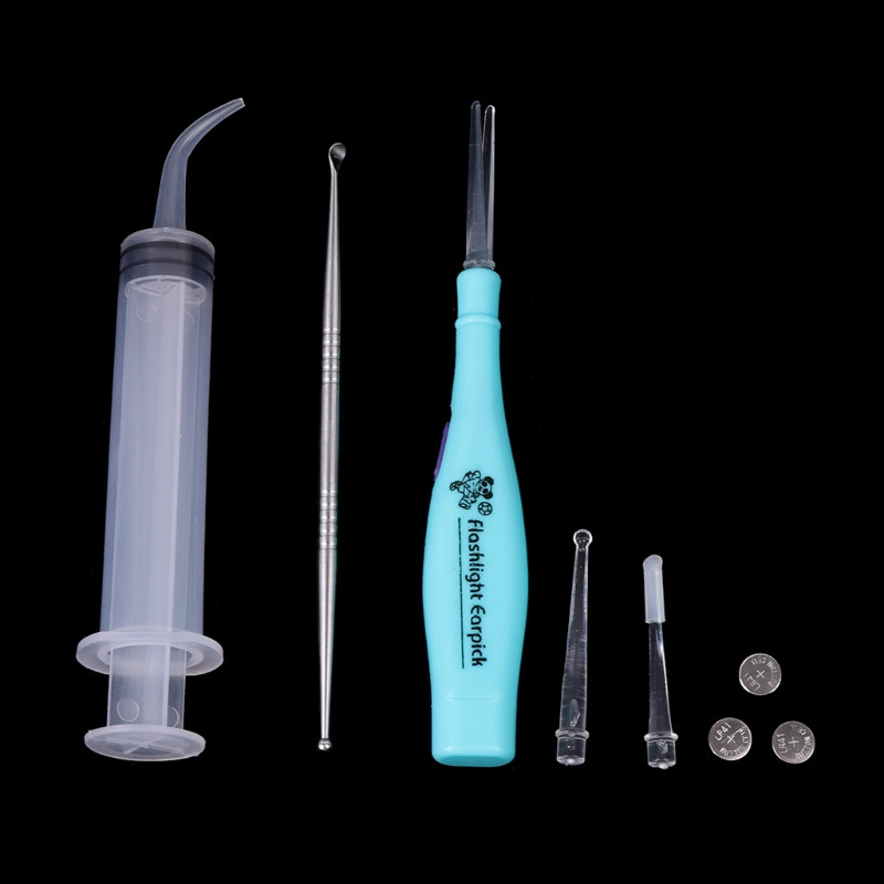 With LED Light Box Irrigation Syringe Premium Tool Tonsil Stone Extractor Tooth Whitening Products Tonsil Stone Remover Kit