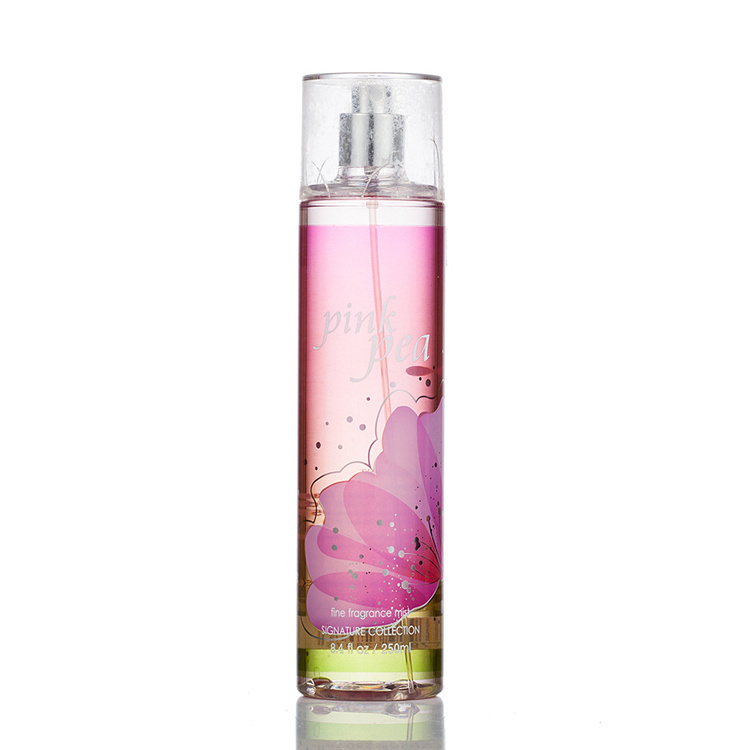 High quality 236mL customize body splash brands bodyworks spray mist perfume