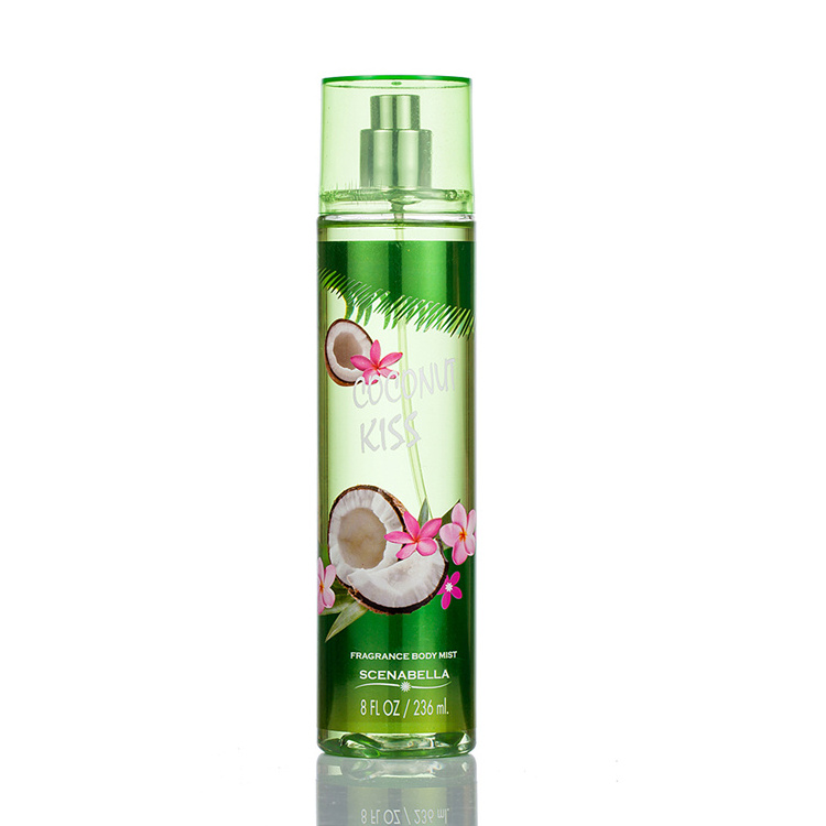 High quality 236mL customize body splash brands bodyworks spray mist perfume