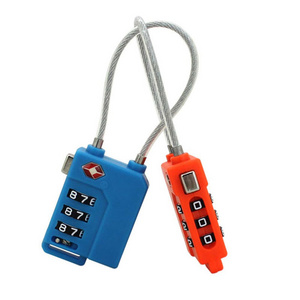 Plastic 3 Digit Mini Customs Luggage TSA Secure Suitcase Code Lock Locker Padlock Password Lock For Travel Combination Padlock