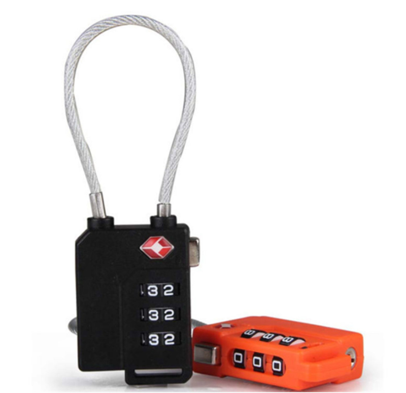 Plastic 3 Digit Mini Customs Luggage TSA Secure Suitcase Code Lock ...