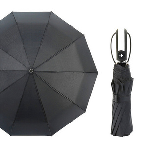 Wind Resistant Automatic Folding Umbrella 10K Parasol Business Waterproof Rain Women Gift Big Windproof Umbrellas Rain for Men