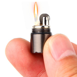 keyring Lighter refill Cigar key Cigarette oil survive Capsule Kerosene fluid petrol chain keychain torch Gasoline ring