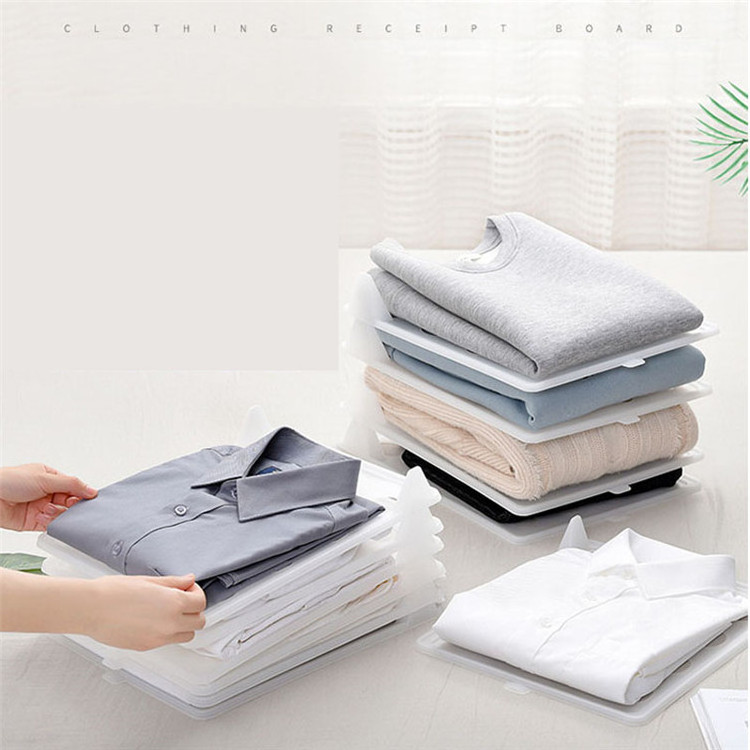 Creative Fast Clothes Fold Board Clothing Organization Shirt Folder Travel Backpack T-shirt Document Home Closet Organizer